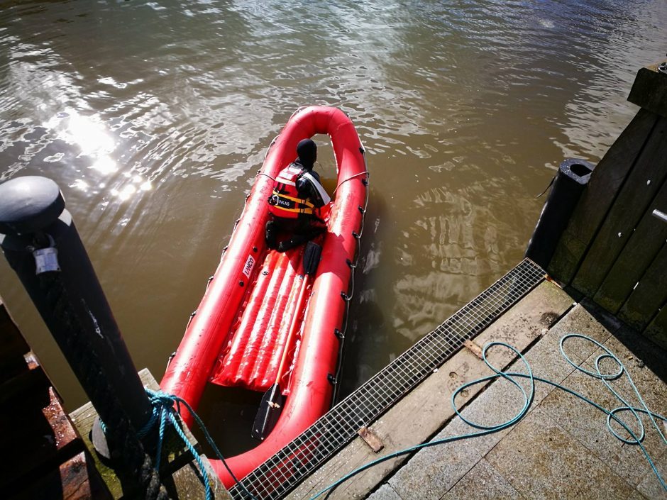 Nerami savaitės pradžia Klaipėdoje: ugniagesiai išgelbėjo į upę įkritusį žmogų