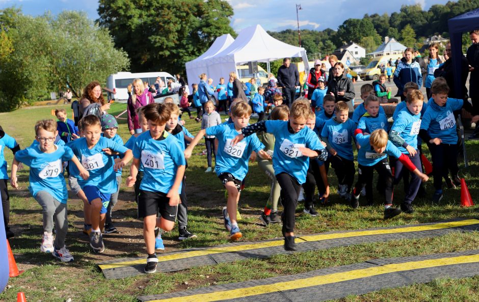 Zapyškyje bėgimo varžybose varžėsi 400 vaikų