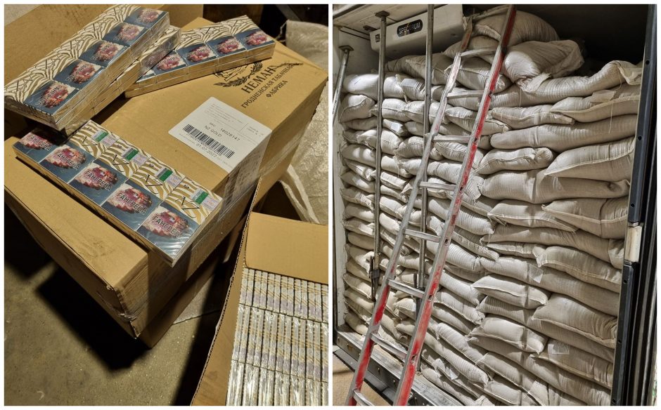 Vilkike rasta 500 tūkst. pakelių baltarusiškų cigarečių kontrabanda