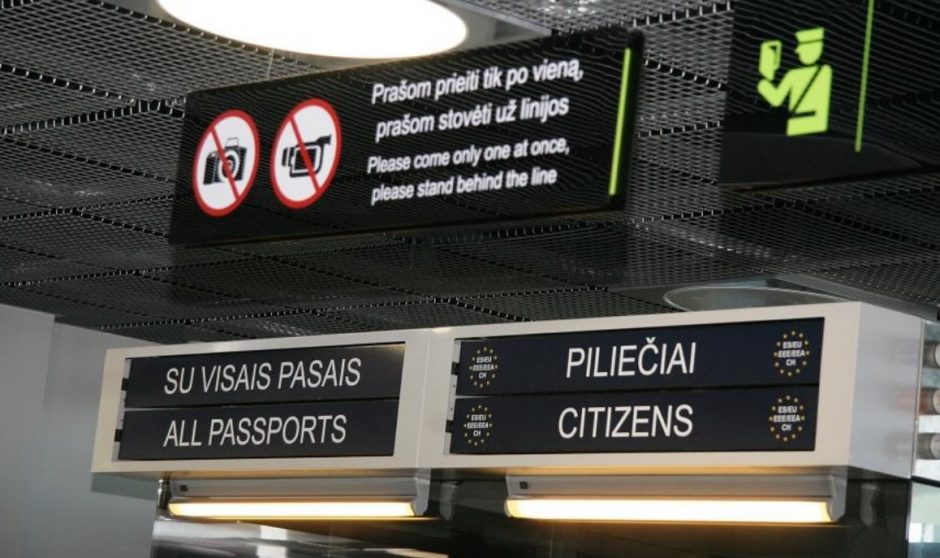Vilniaus oro uoste įkliuvo du teisėsaugos vengę asmenys