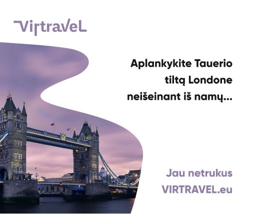 Pažinkite populiariausius Europos miestus naudodamiesi su virtualių kelionių paslauga VIRTRAVEL