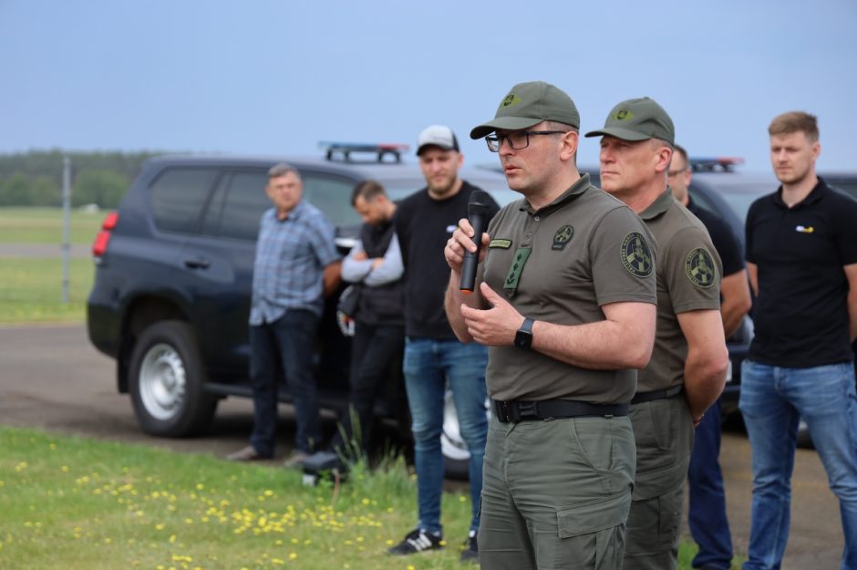 Prie valstybės sienos VSAT pareigūnai patruliuos ir su naujais keturračiais