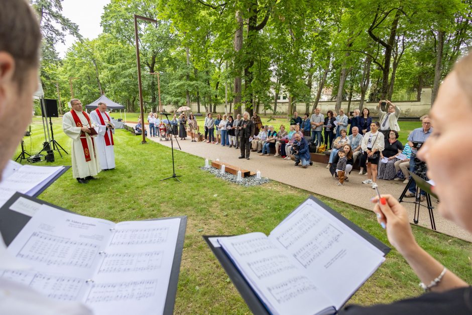 Vilniuje lankymui atidarytas rekonstruotas Liuteronų sodas