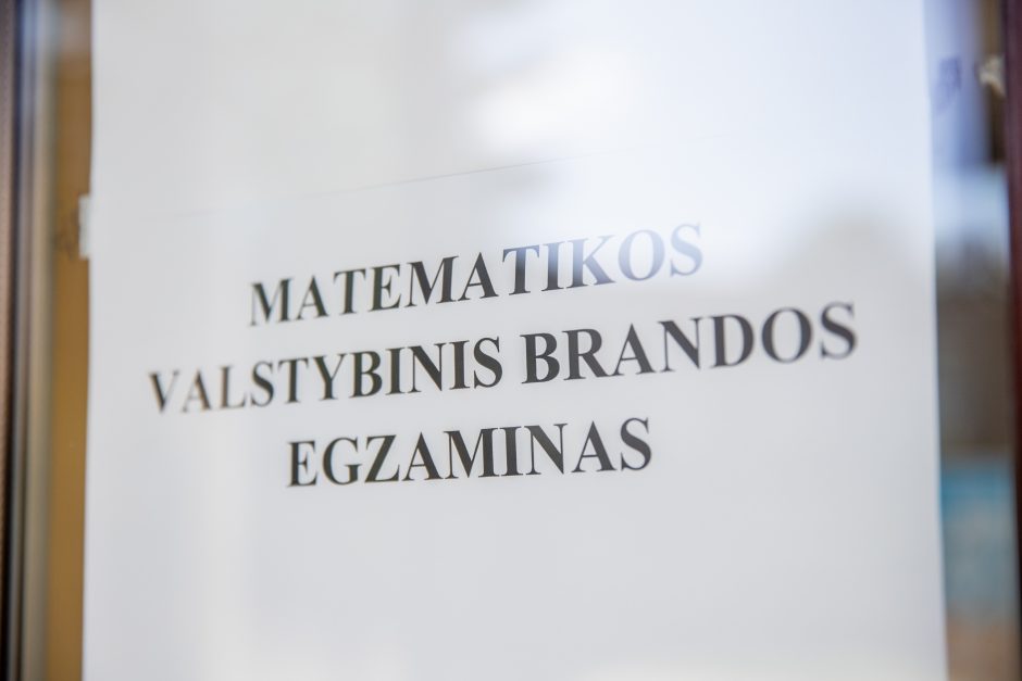 Dvyliktokų nuotaikos po matematikos egzamino