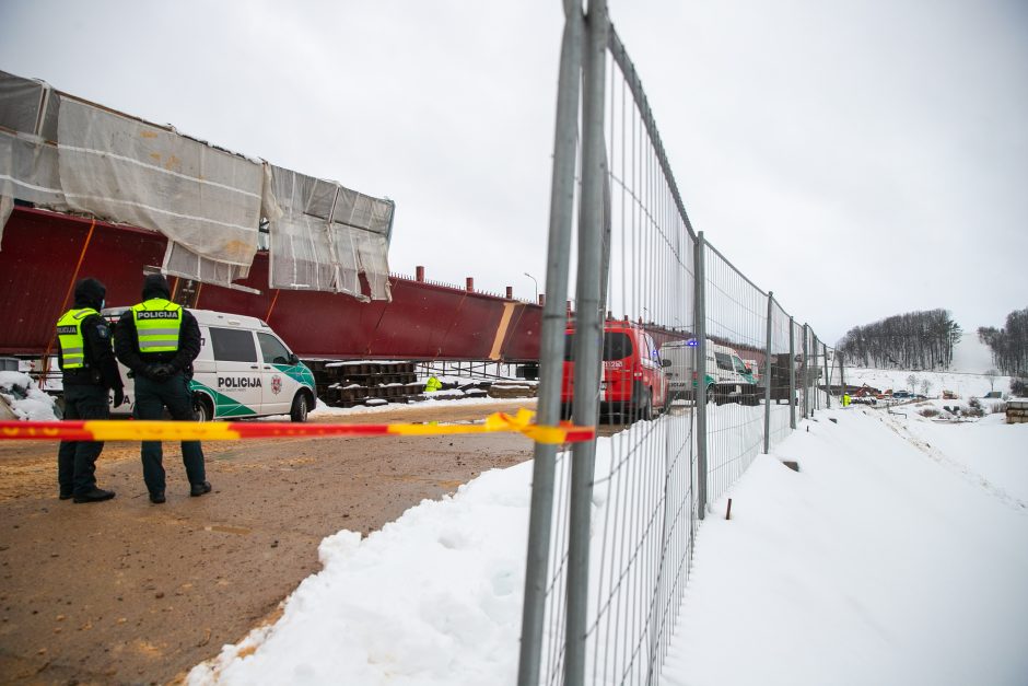 Nelaimė tilto statybvietėje: pateiktos dalinės ekspertų išvados