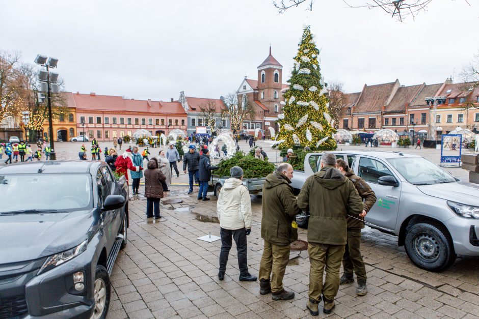 Kalėdos jau keliauja į kauniečių namus: prie nemokamų eglės šakų žmonių – kaip koncerte