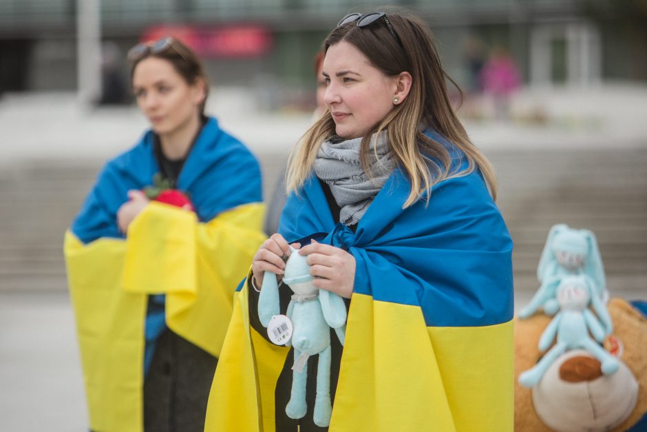 Ukrainos palaikymo akcija „Tai gali būti Jūsų vaikas“ 