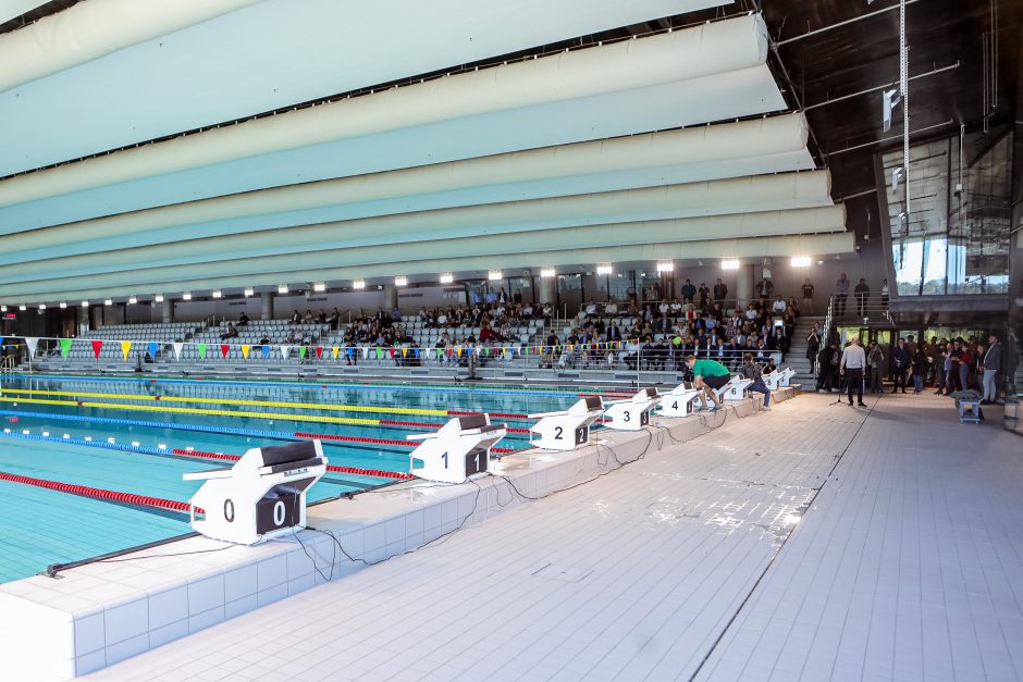 Ilgai laukta diena: atidarytas „Žalgirio“ arenos vandens sporto centras su olimpiniu baseinu 