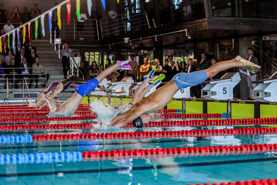 Ilgai laukta diena: atidarytas „Žalgirio“ arenos vandens sporto centras su olimpiniu baseinu 