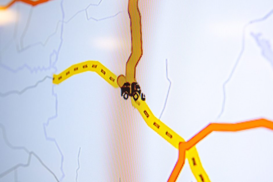 Interaktyvus kelių barstytuvų žemėlapis leis patikrinti atliktus ir planuojamus darbus