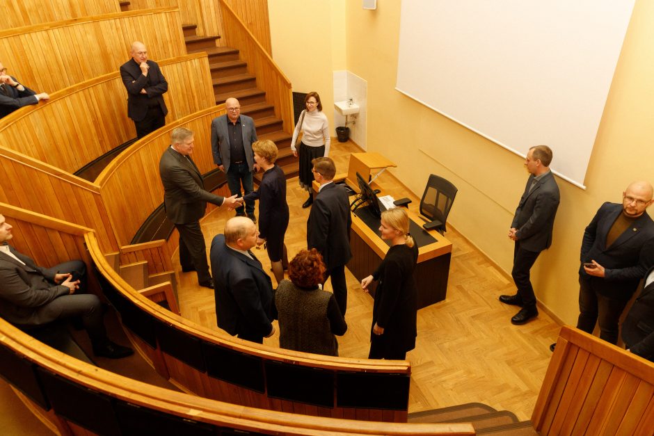 Atsinaujino LSMU Centriniai rūmai: unikalus tarpukario pastatas su daugybe paslapčių