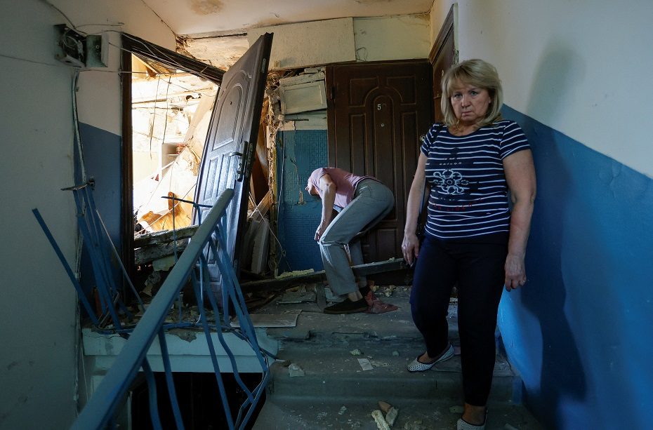 Rusai Ukrainos Charkivo sritį atakavo dronais, kilo gaisras