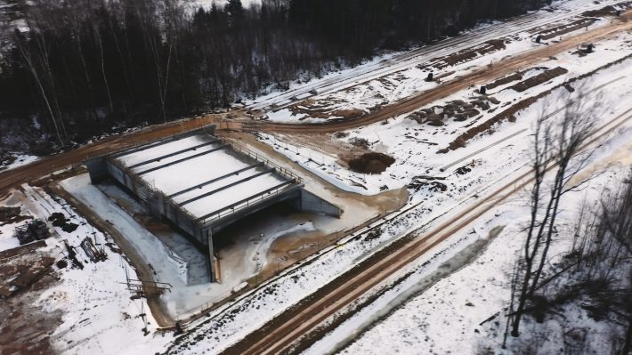 Tęsiant „Rail Baltica“ darbus Jonavos rajone statoma geležinkelio sankasa