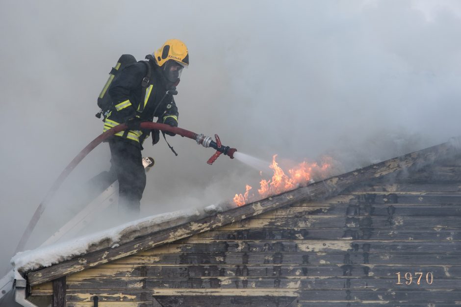 Tragedija Lazdijų rajone: gaisre žuvo vyras, dar vienas apdegė