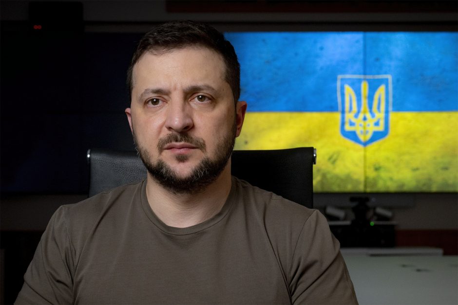 V. Zelenskis griežtai atkirto siūlantiesiems perleisti Rusijai Ukrainos teritorijų