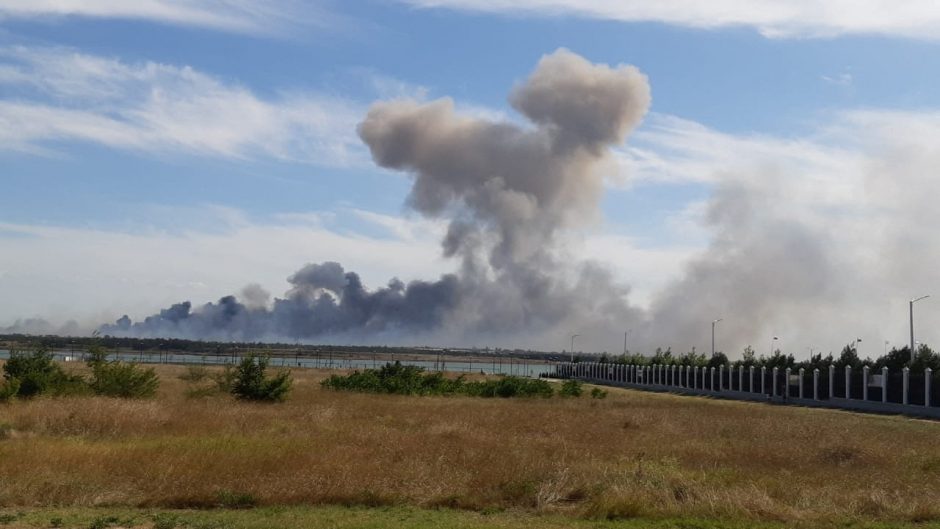 Ukraina neprisiima atsakomybės už sprogimus Kryme