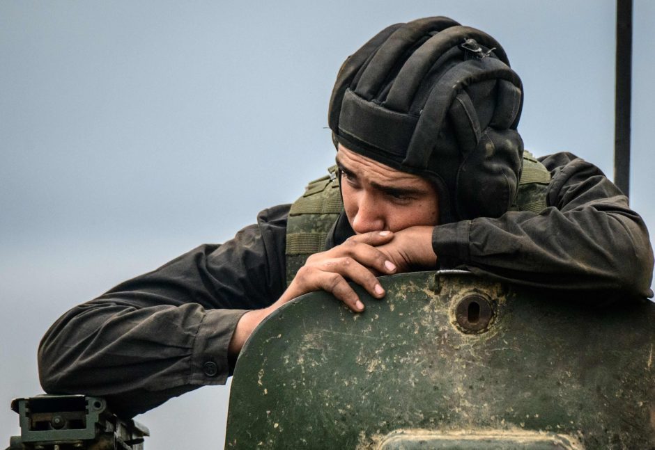 Rusų kariams – didelės bėdos Ukrainos šiaurėje