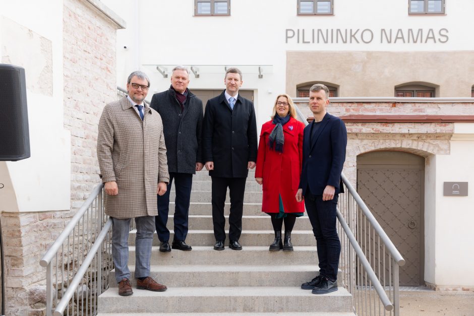  Lietuvos nacionalinis muziejus Gedimino kalno papėdėje atidarė Pilininko namą