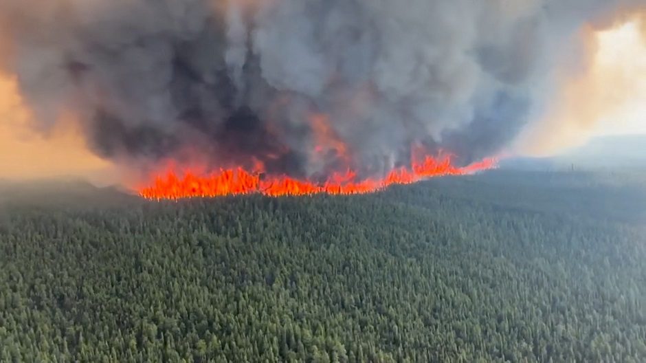 Norvegijoje užfiksuotos Kanados gaisrų dūmų dalelės