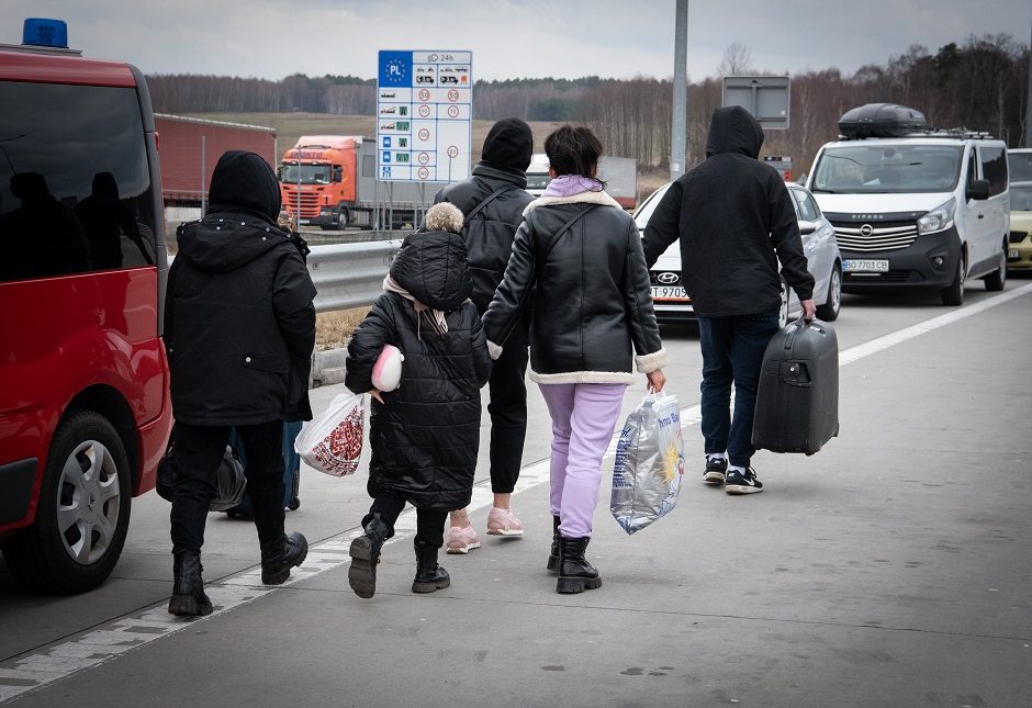 Lapkritį didėjo į Lietuvą atvykstančių karo pabėgėlių iš Ukrainos srautai