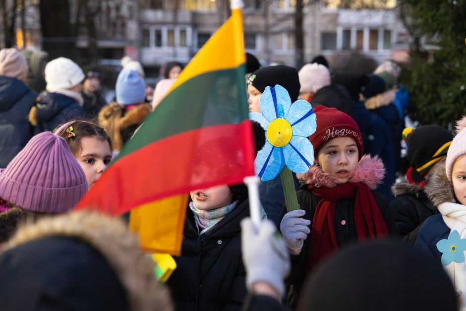 Kauno gimnazijoje – Laisvės gynėjų liepsna 