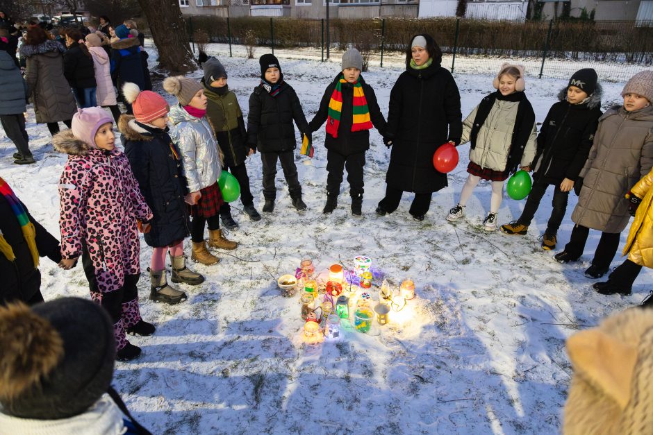 Kauno gimnazijoje – Laisvės gynėjų liepsna 