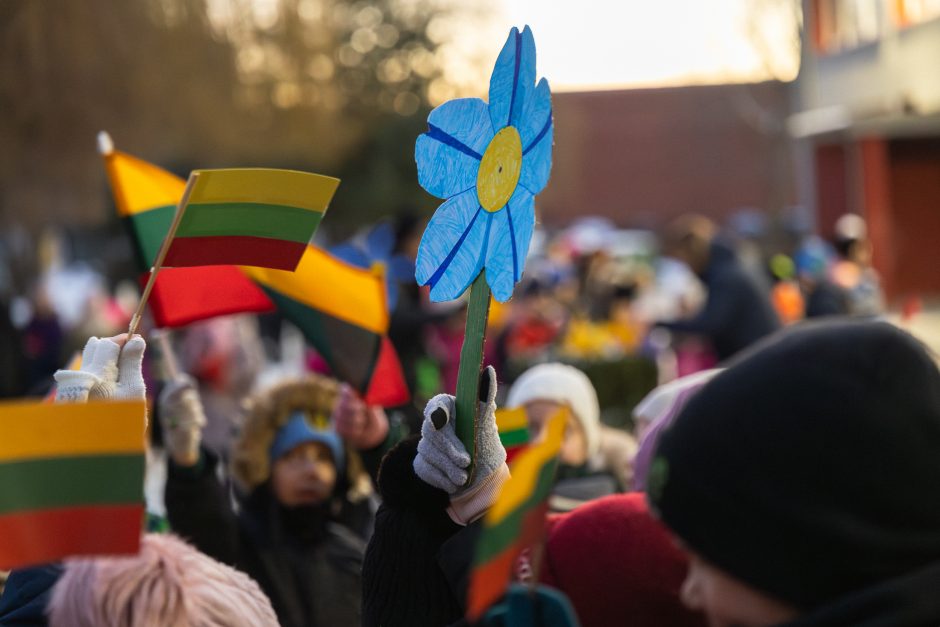 Kauno gimnazijoje – Laisvės gynėjų liepsna 