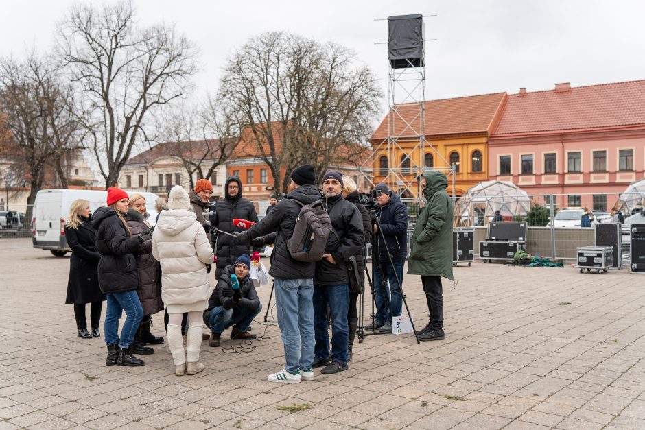 Kauno eglė jau pasirodė visu gražumu: ką mano miestiečiai?