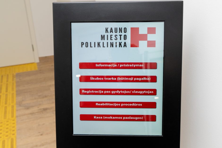 Pacientams patogūs pokyčiai Kauno miesto poliklinikoje