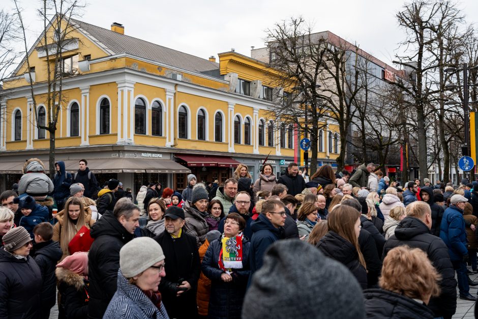 Vasario 16-oji Kaune – su šimtais vėliavų ir pasididžiavimo jausmu