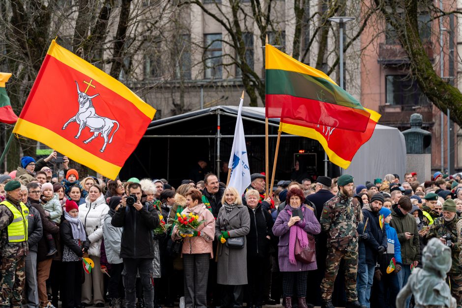 Vasario 16-oji Kaune – su šimtais vėliavų ir pasididžiavimo jausmu