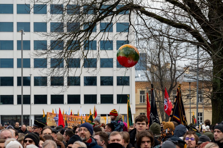 Vasario 16-oji Kaune – su šimtais vėliavų ir pasididžiavimo jausmu