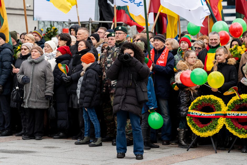 Vasario 16-oji Kaune – su šimtais vėliavų ir pasididžiavimo jausmu