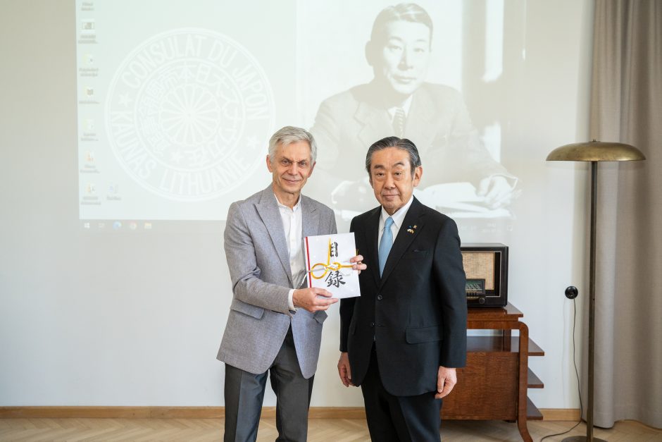 Sugiharos namų muziejus sulaukė 10 tūkst. eurų paramos iš garbės konsulo Japonijoje