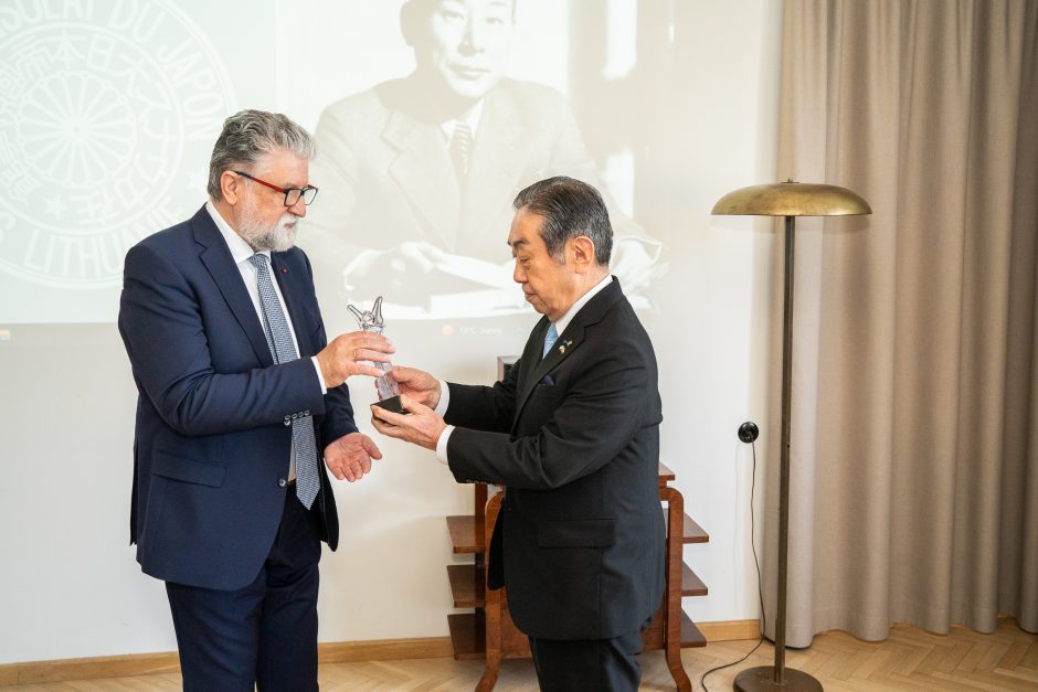 Sugiharos namų muziejus sulaukė 10 tūkst. eurų paramos iš garbės konsulo Japonijoje