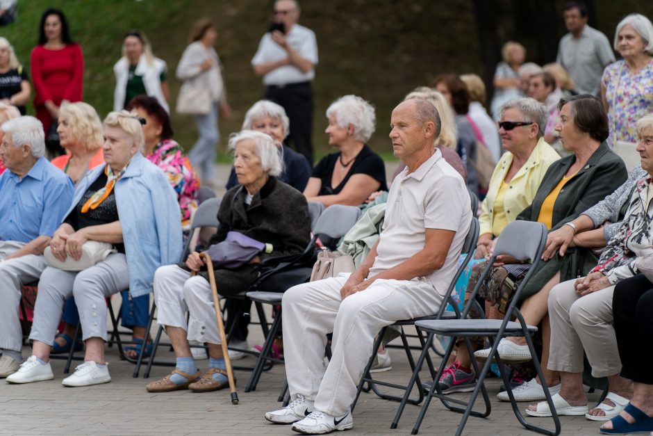 Senjorai palydėjo vasarą: azartiškos šachmatų partijos ir pasivaikščiojimai su bičiuliais