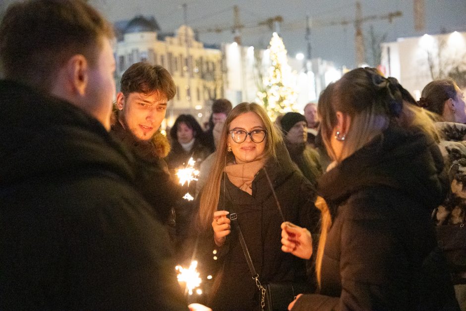 Kauniečiai žengė į 2025-uosius