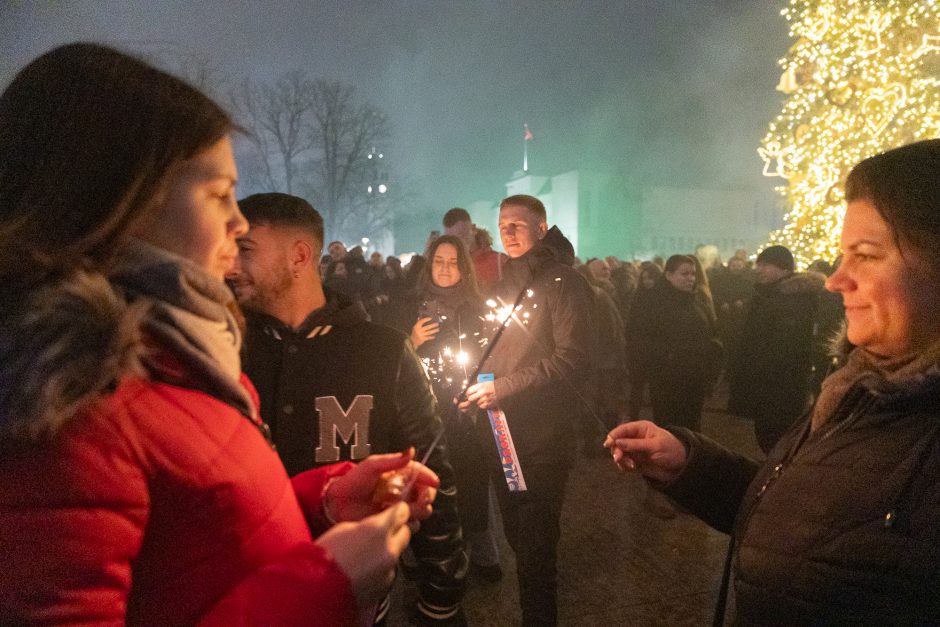 Kauniečiai žengė į 2025-uosius