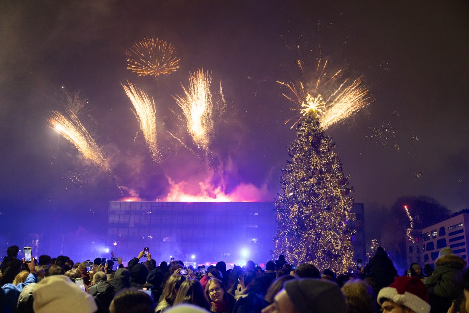 Kauniečiai žengė į 2025-uosius