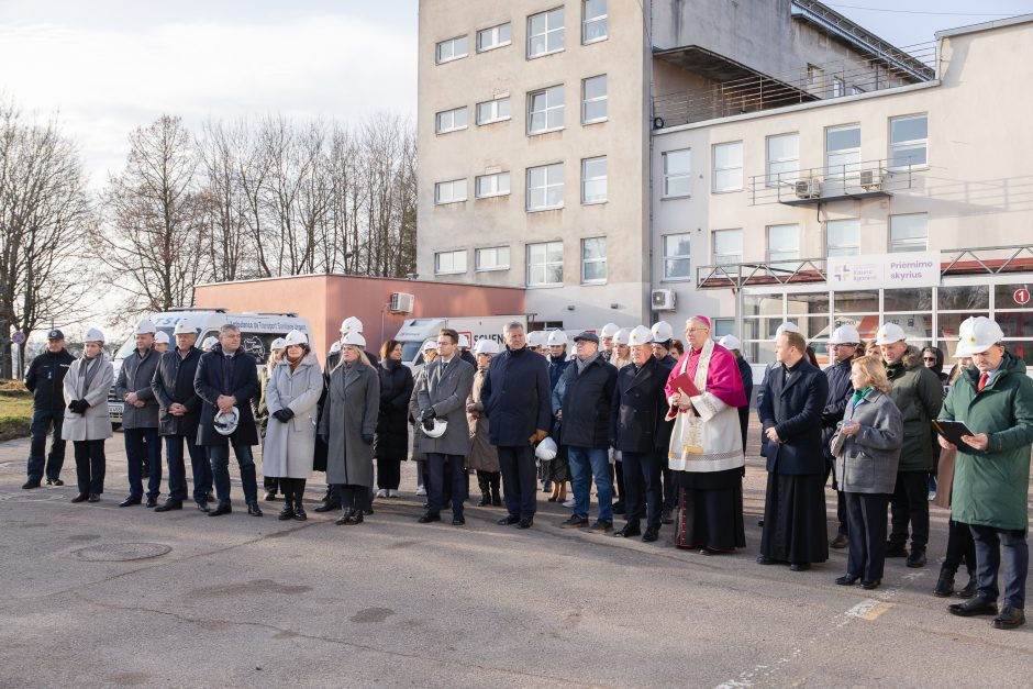 LSMU Kauno ligoninė pradeda statyti Skubios pagalbos ir reanimacijos skyrių