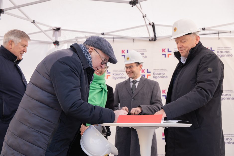 LSMU Kauno ligoninė pradeda statyti Skubios pagalbos ir reanimacijos skyrių