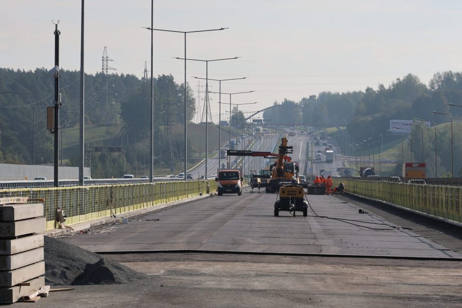 Kaune atidaryta dalis naujojo A. Meškinio tilto per Nerį (nuotraukos)