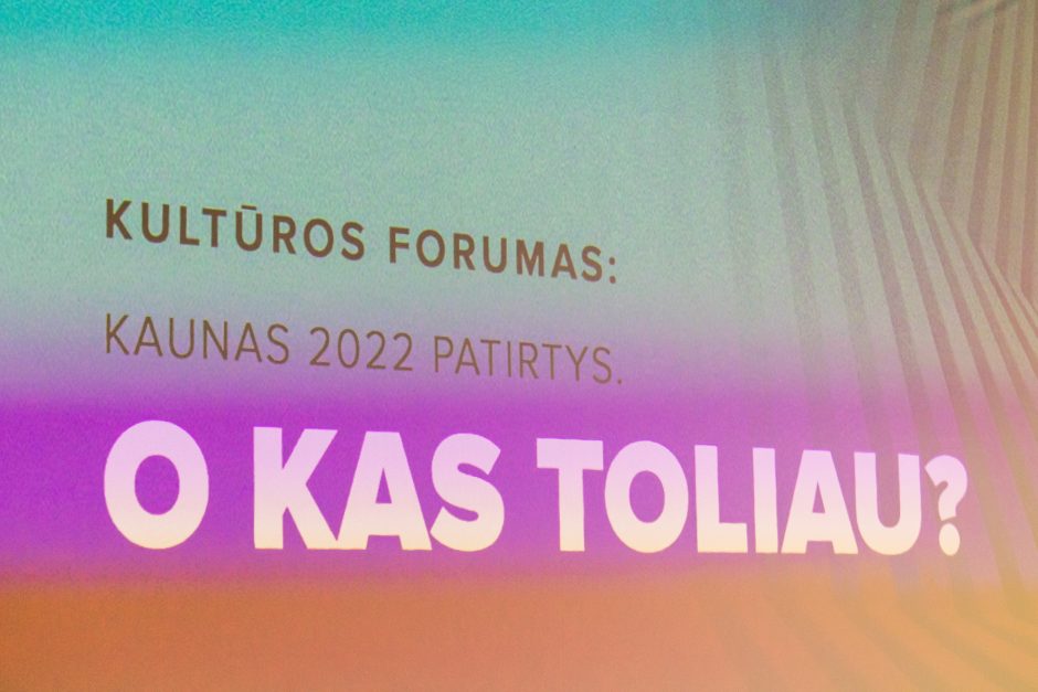 Kultūros forumas: kaip panaudoti turimą didžiulį kūrybinį potencialą?