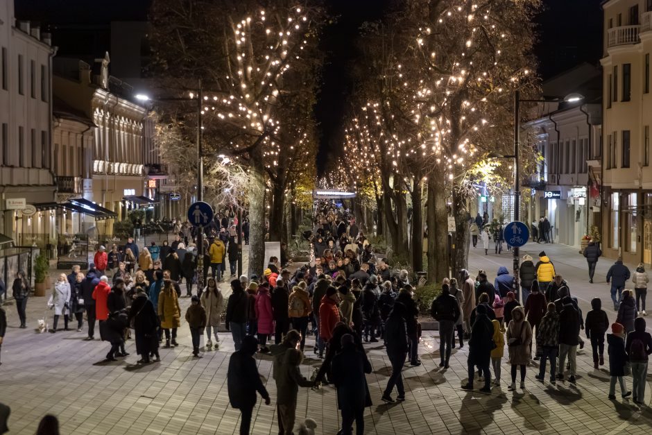 Laisvės alėja nuvilnijo skambanti „Sielų upė“