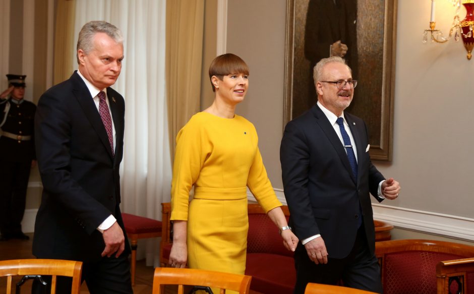 Baltijos šalių vadovai smerkia Rusijos „apgailėtinus bandymus klastoti istoriją“