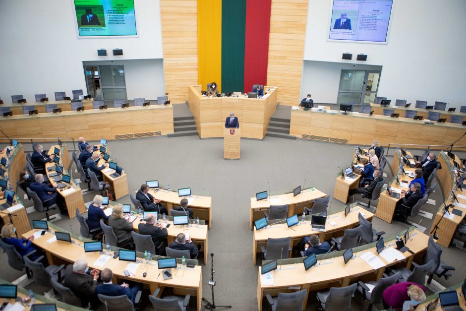 J. Narkevičius aiškinosi iš Seimo tribūnos: neketinu atsistatydinti