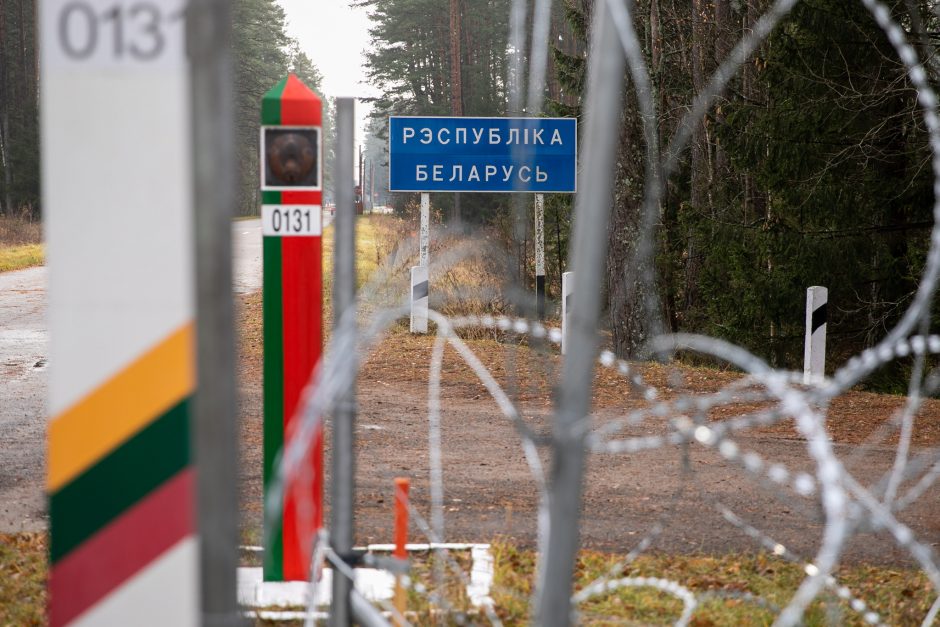 Lietuva įteikė griežtą protesto notą Baltarusijai dėl sienos pažeidinėjimo atvejų