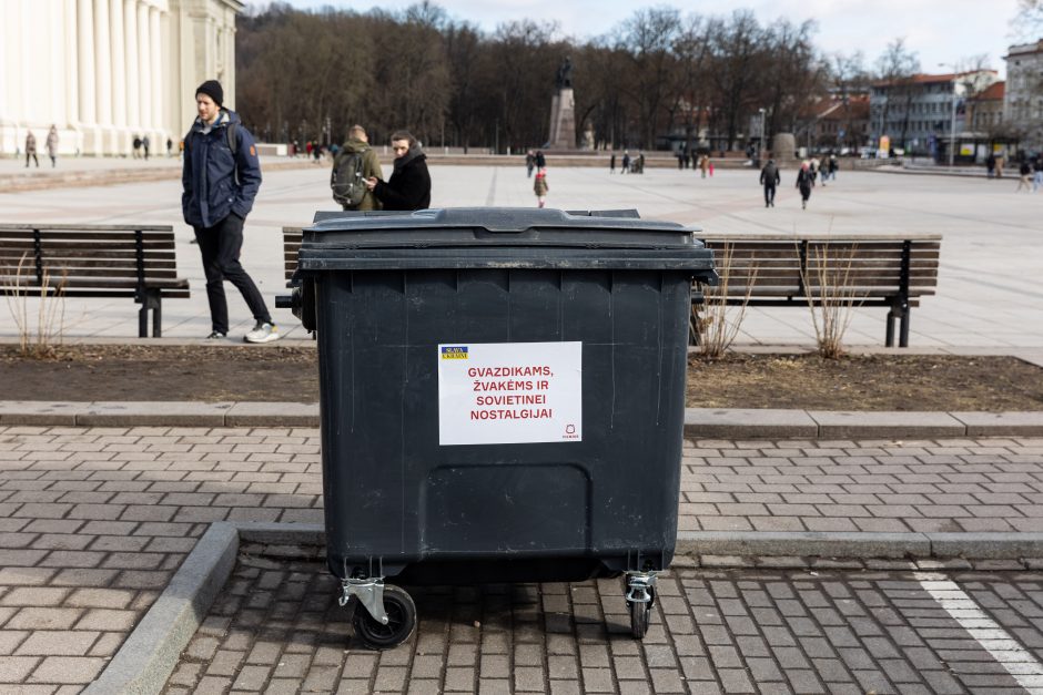 G. Nausėda apie provokacijas prie rusų tanko: jo reikėjo, kad pamatytume „vatinukus“