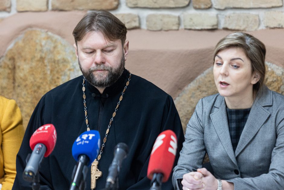 Lietuvos stačiatikių arkivyskupijos atstovų spaudos konferencija