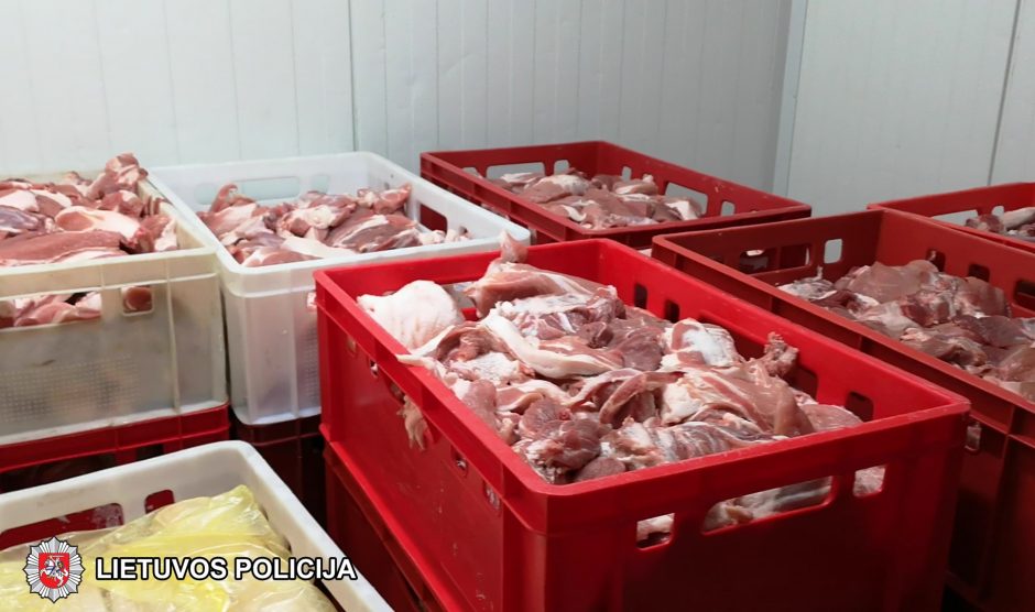 Policija sudavė rimtą smūgį šešėliniam prekybos mėsa verslui